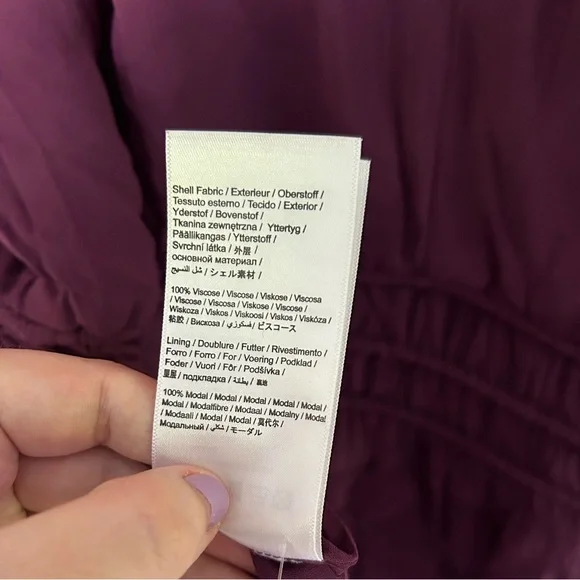 Farm Rio Smocked Burgundy Ruffle Blouse - Picture 10 of 16